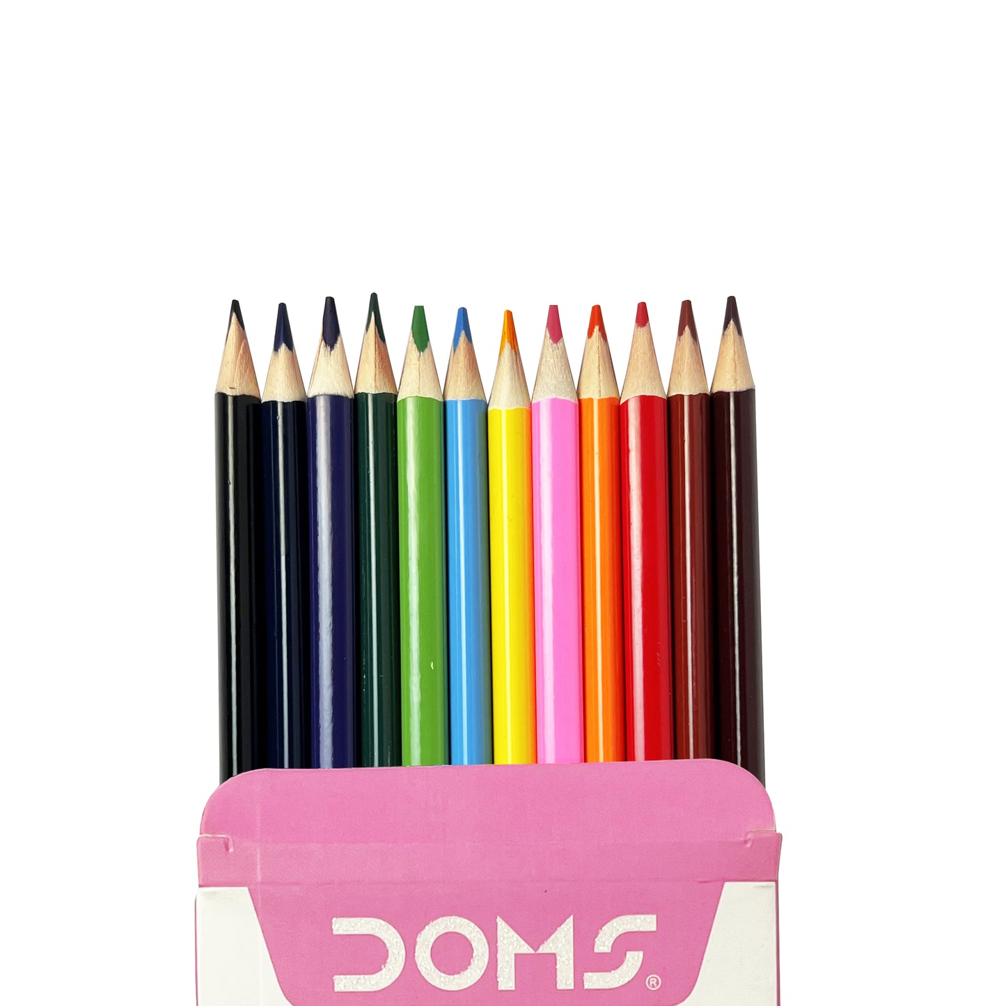 12 Pcs Coloring Pencils Doms - For GIRLs