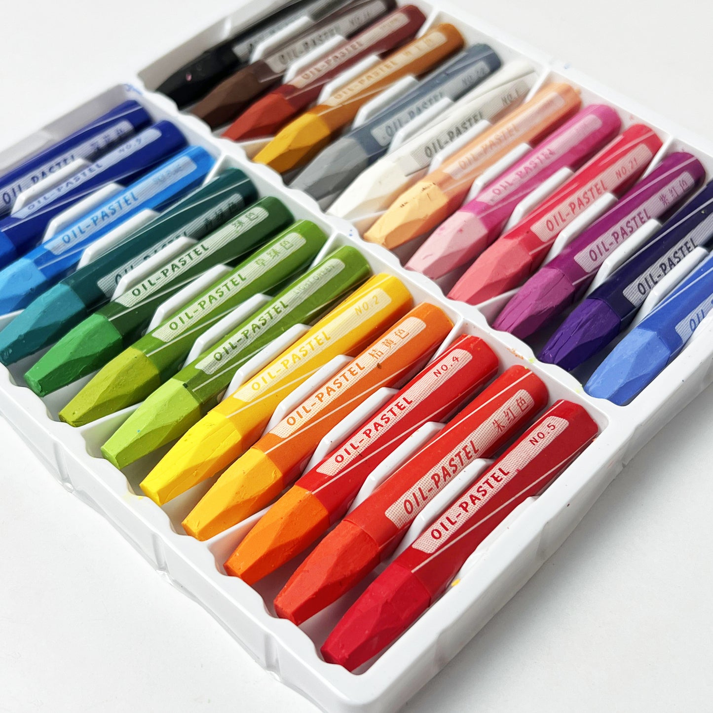 24Pcs Oil Pastel Colors