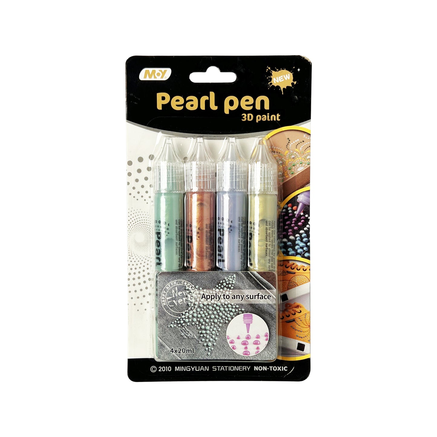 Pearl Pen 3D Paint 4x20ML