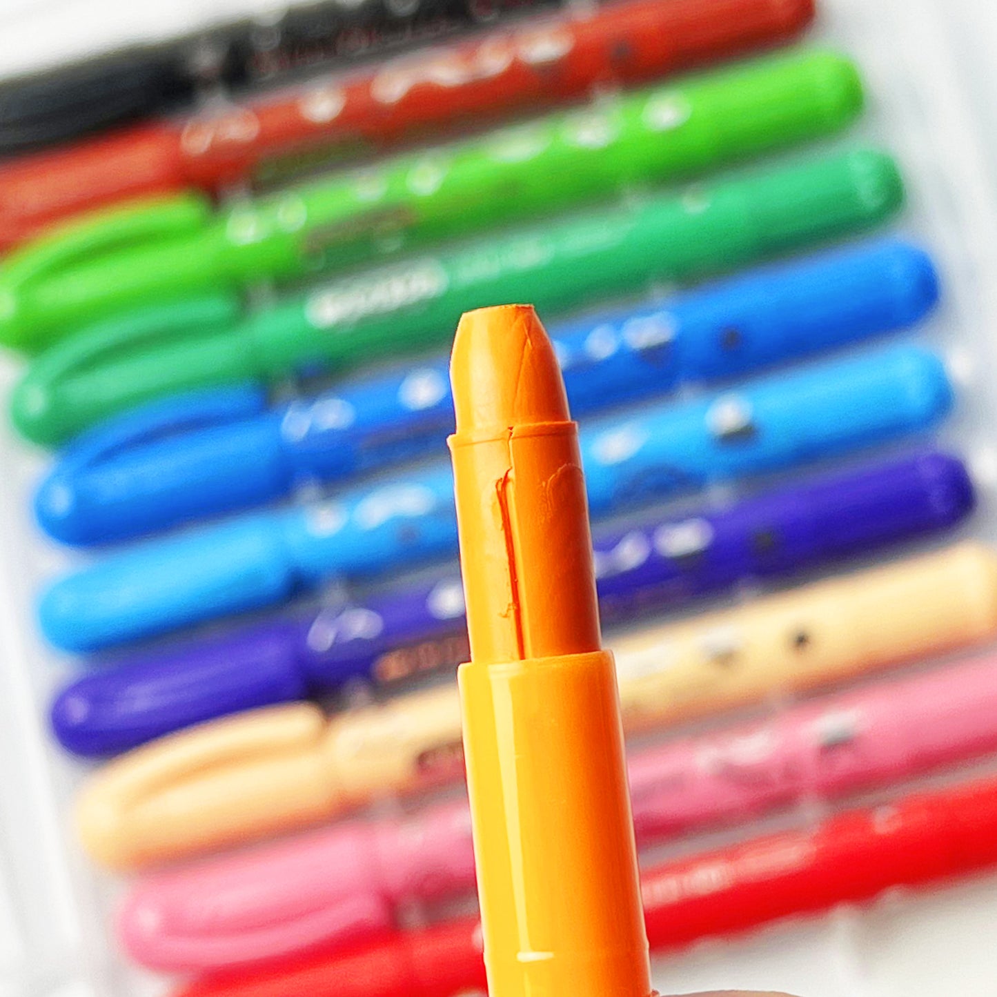 12 Pcs silky crayon Colors - Doms