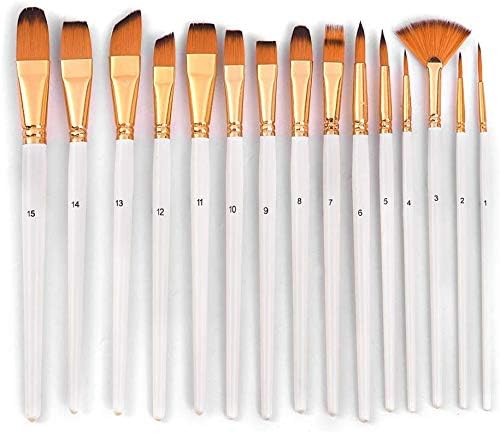 18 Brushes Set Different Shapes