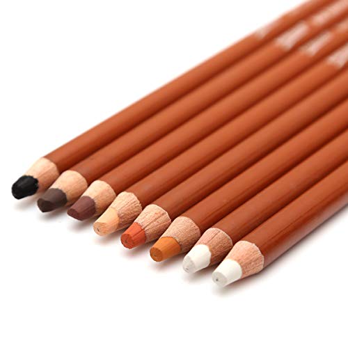 8Pcs Skin Tone Pastel Pecnils Set - Worison