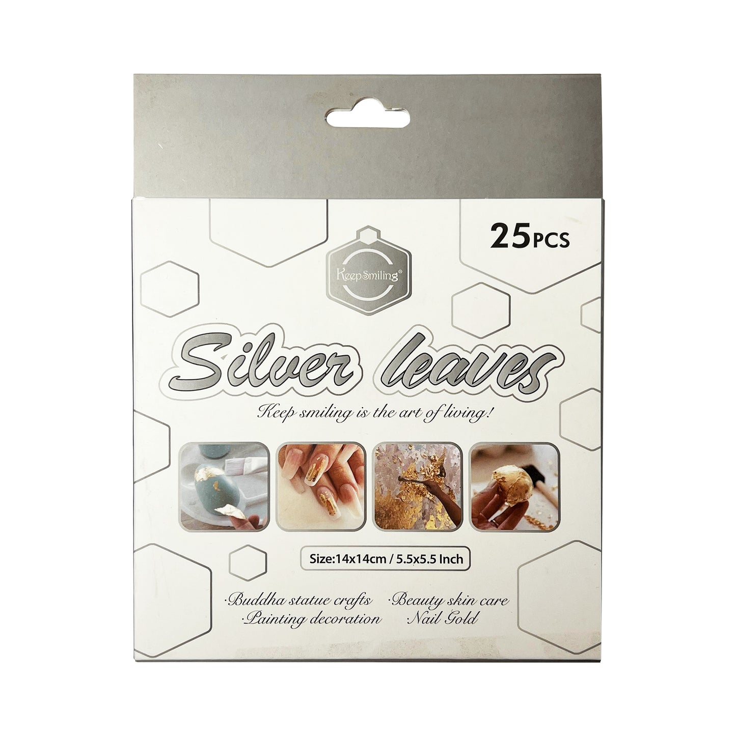 Silver sheets - 25pcs