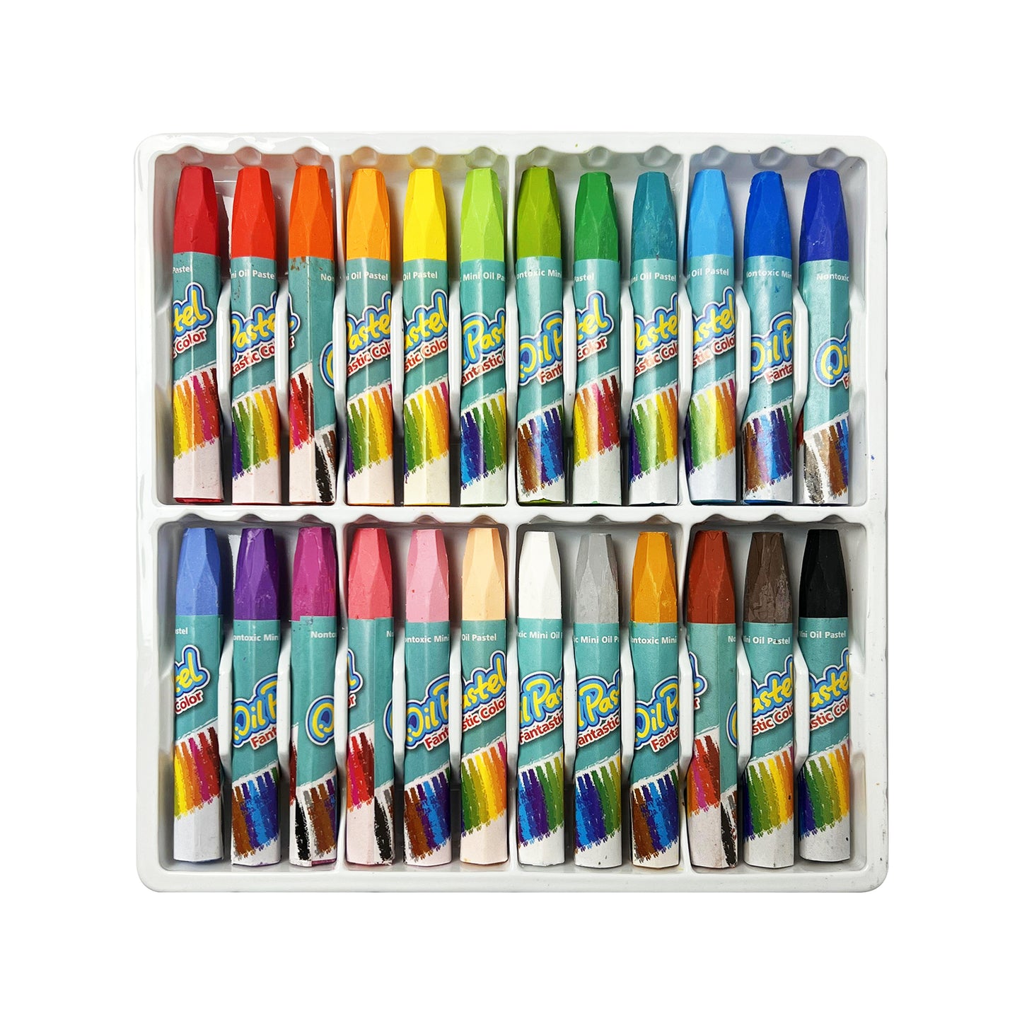 24Pcs Oil Pastel Colors