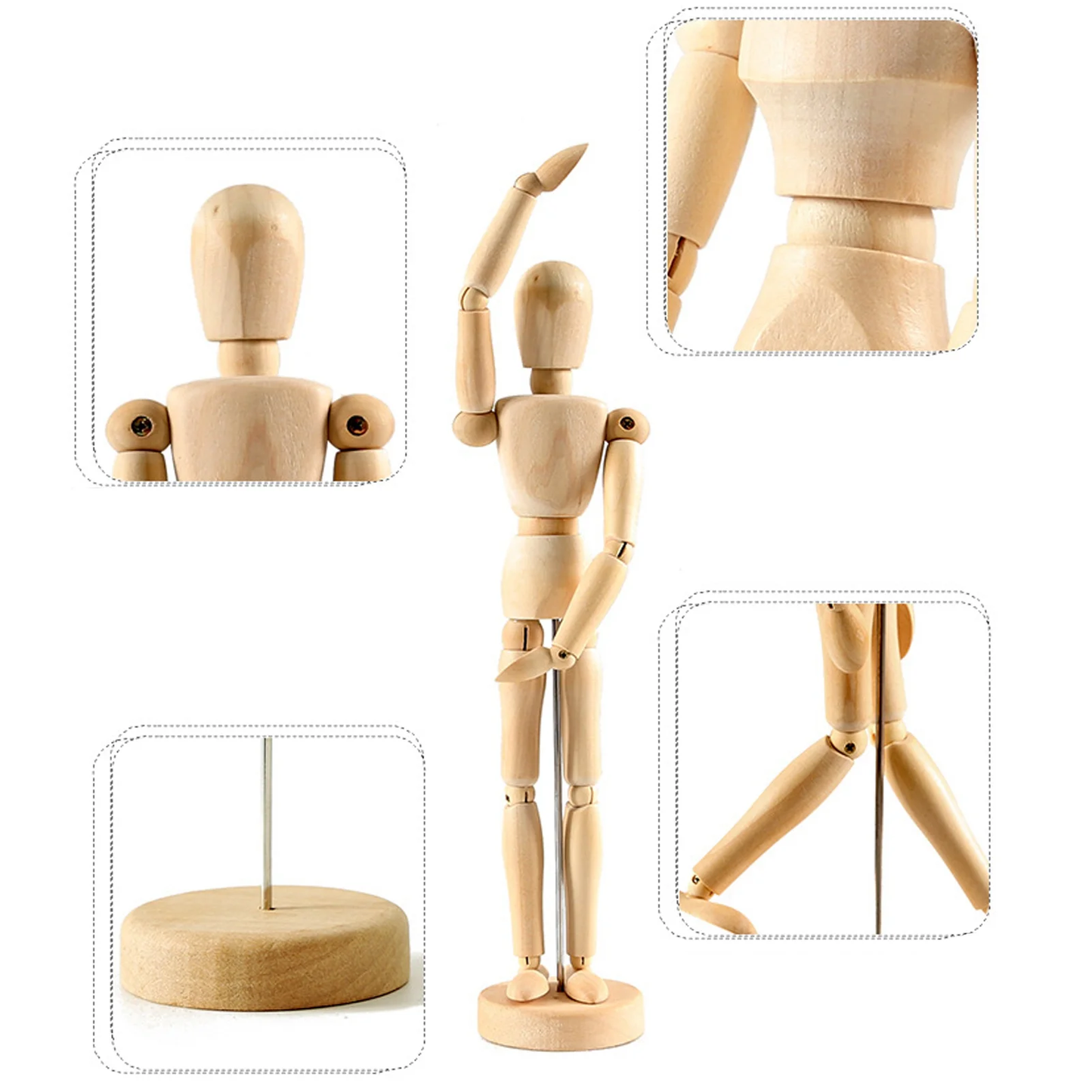 Wooden Manikin - 14 CM