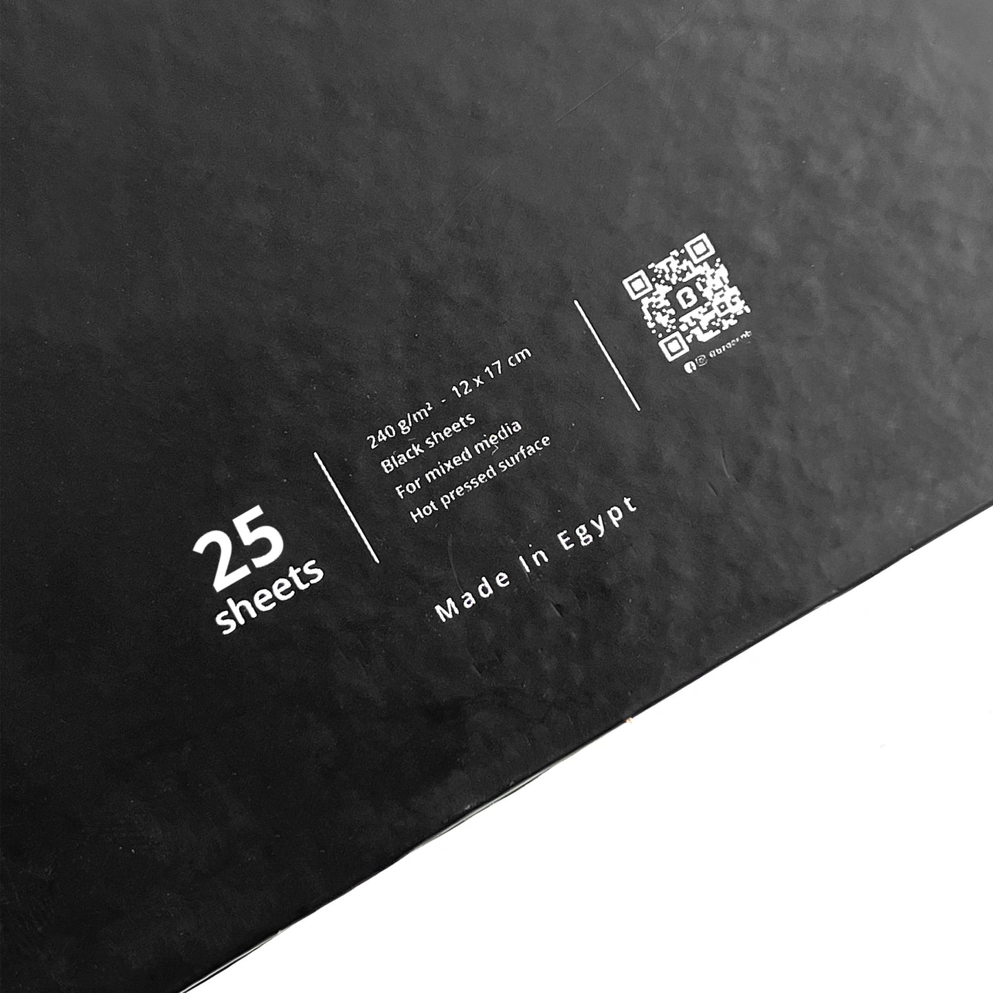 Black pocket sketchbook