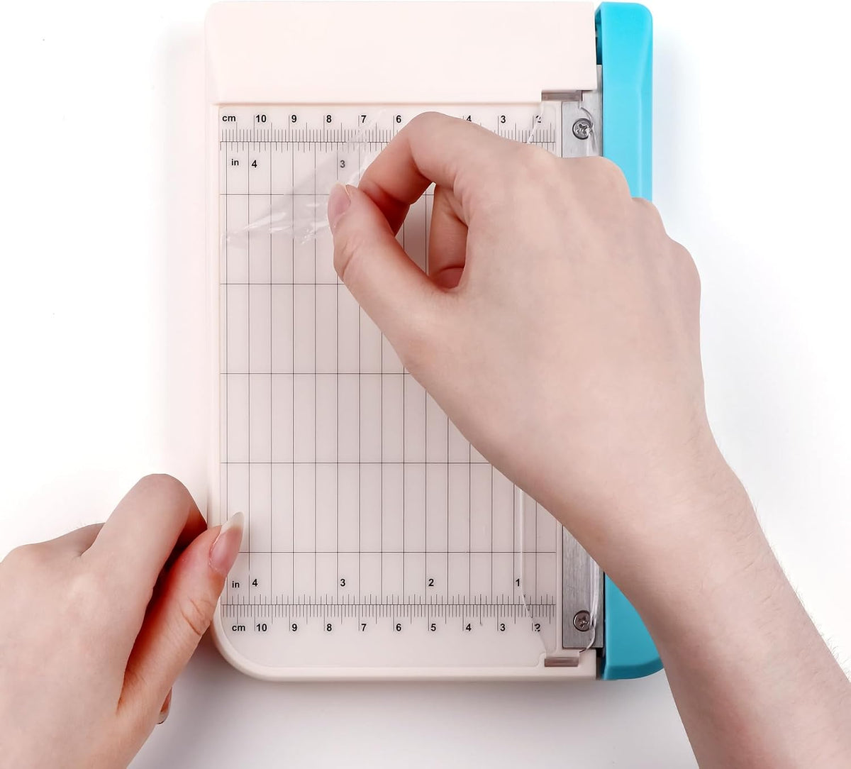 A6 Manual Paper Cutter Safe Sliding Knife Desktop Trimmer