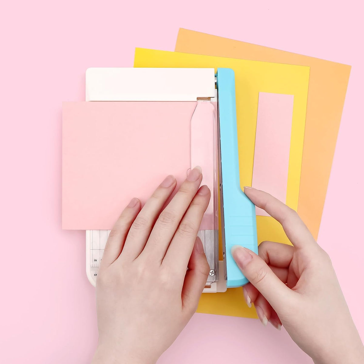 A6 Manual Paper Cutter Safe Sliding Knife Desktop Trimmer