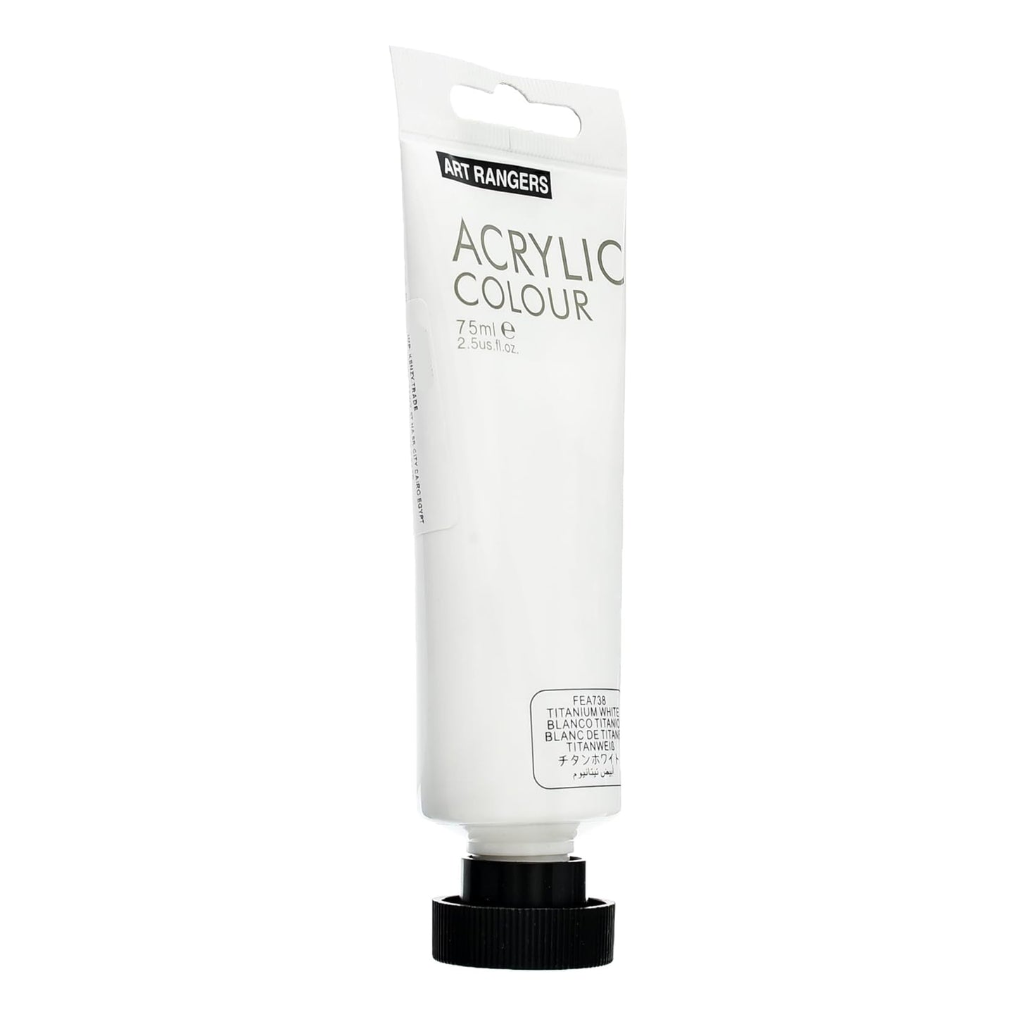 Acrylic Tube White 75 ml - Art rangers