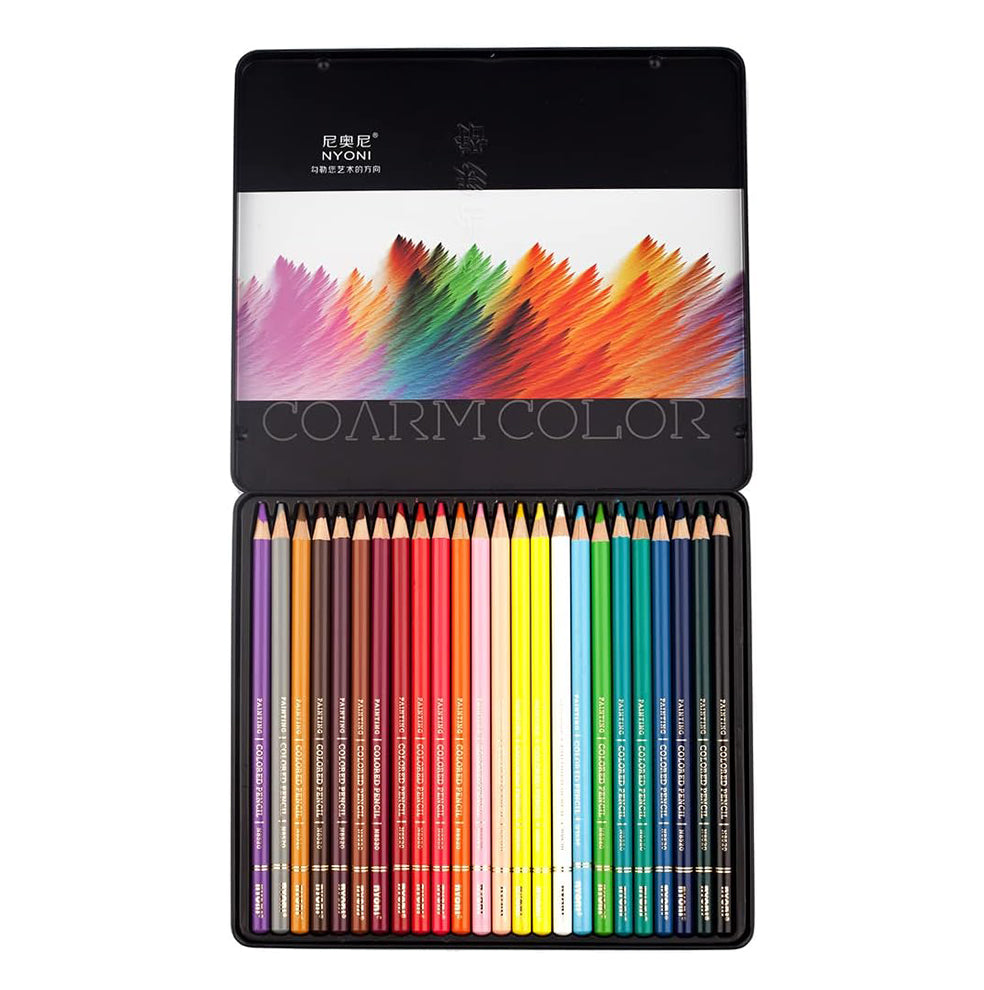 24 pcs Oil colored Pencils set - NYONI