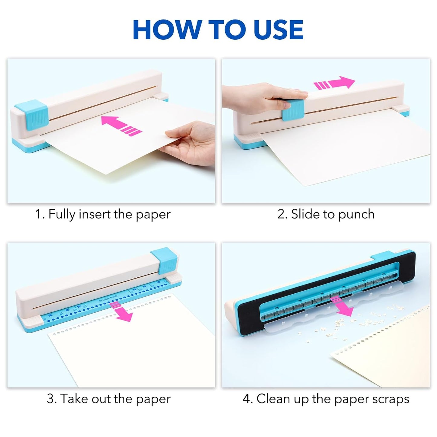30 Holes Binding Punch - Heart  shape