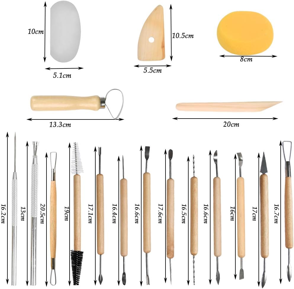 19 Pcs Clay Sculpting Tool Set