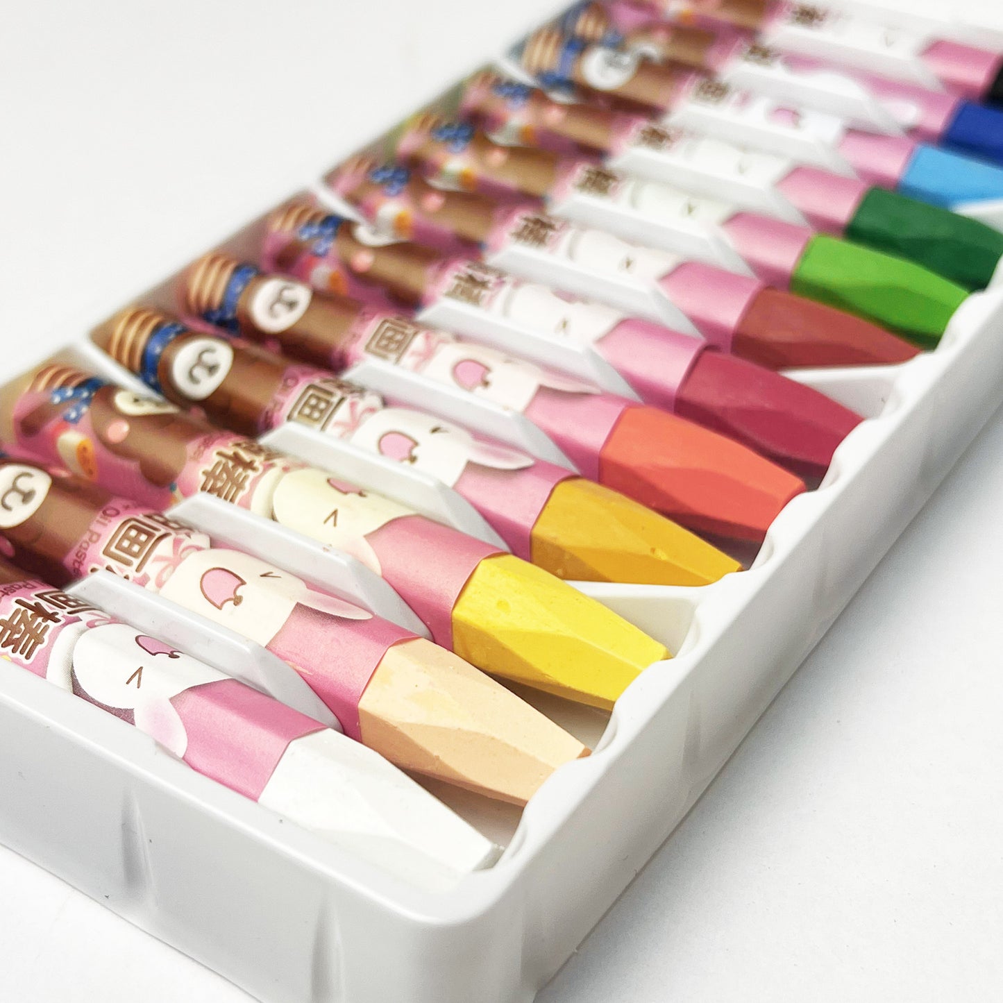 12 Pcs Oil Pastel for Kids - Pink