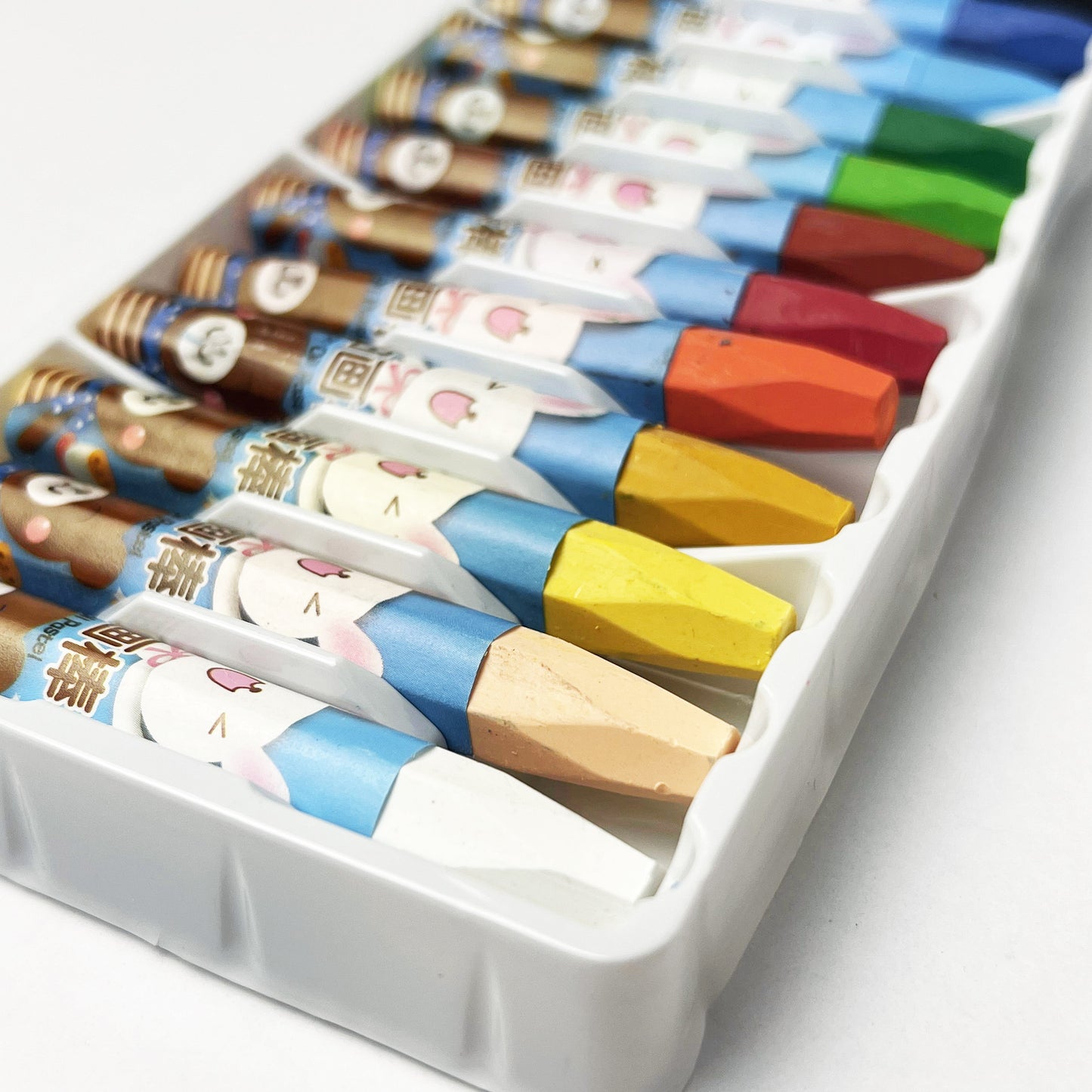 12 Pcs Oil Pastel for Kids - Blue