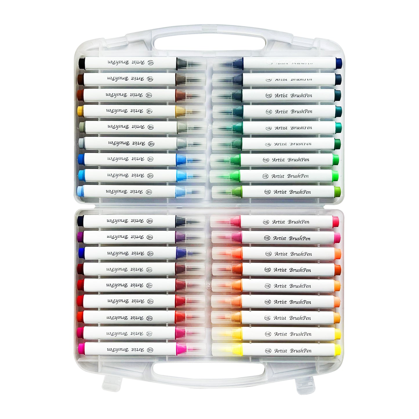 36pcs colored brush pen