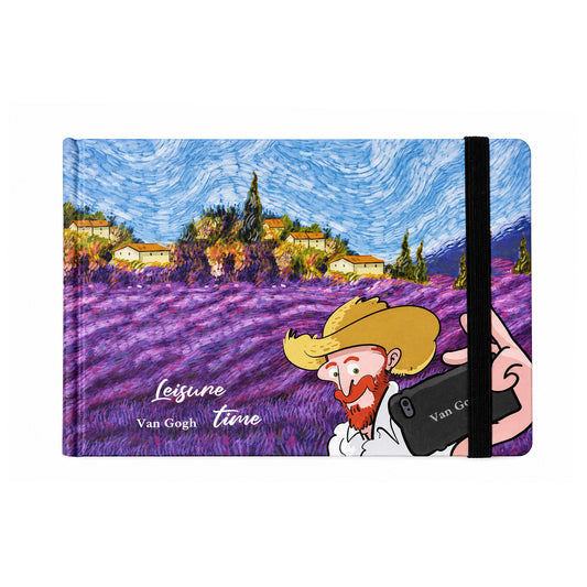 Landscape Hardcover sketchbook 160 gm - A Selfie with Van Gogh