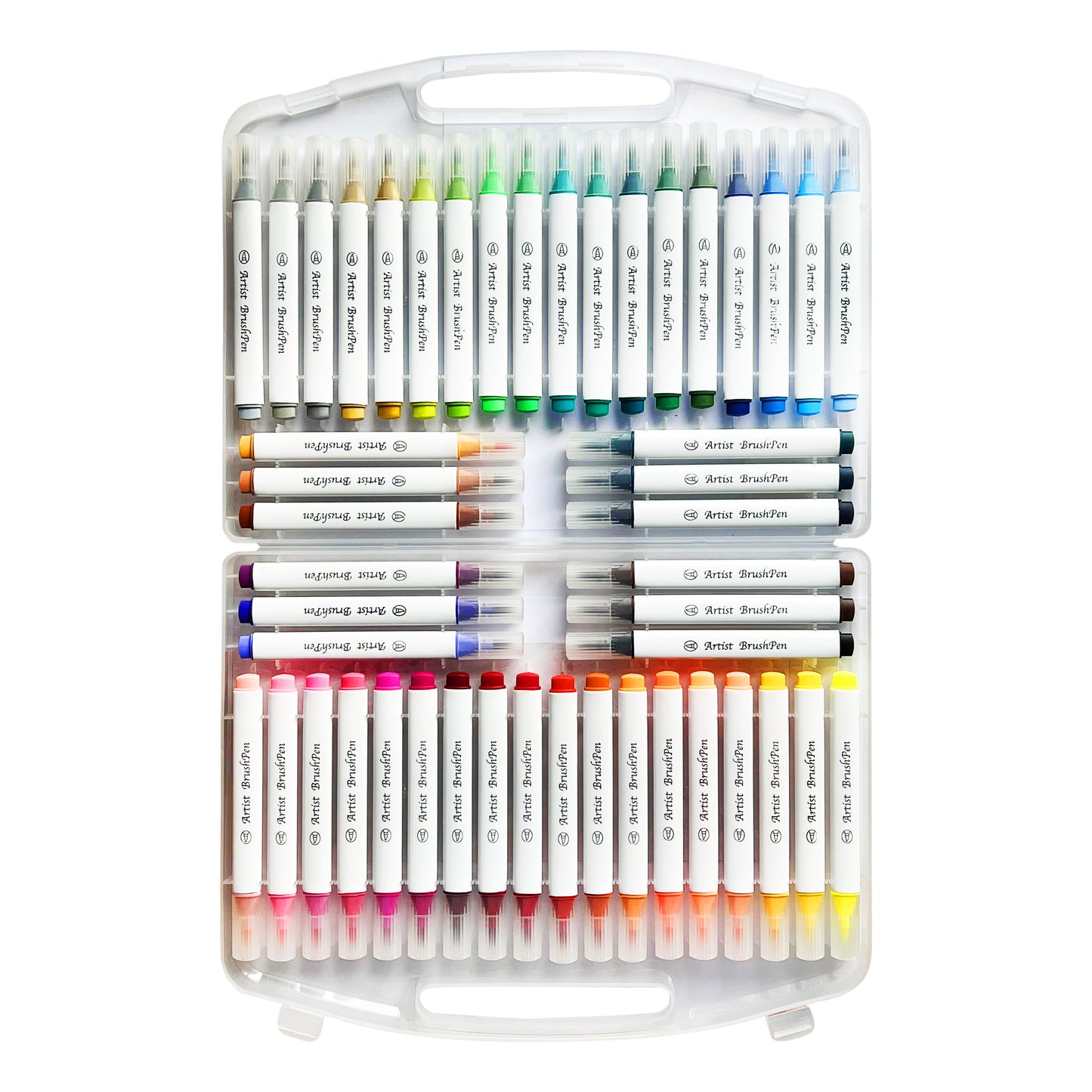 48pcs colored brush pen