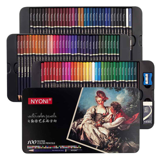 100 pcs Watercolore Pencils set - NYONI