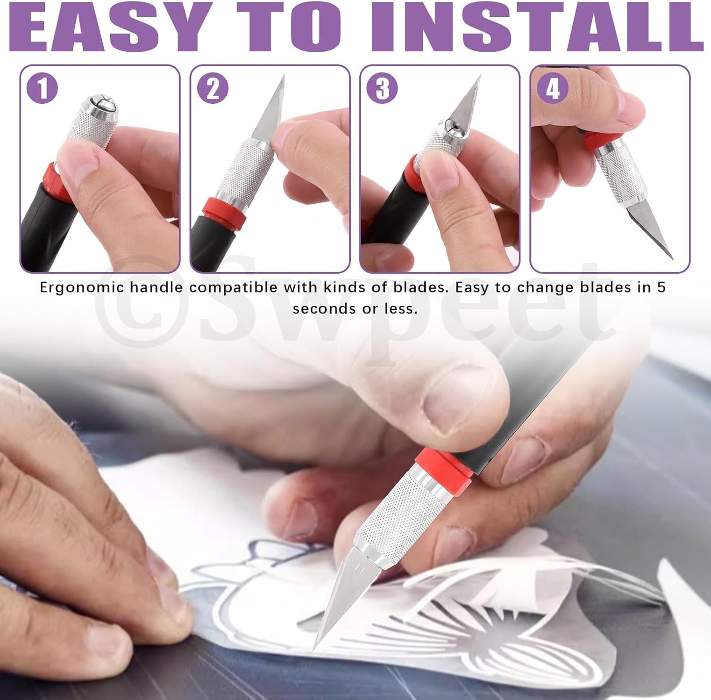 30 Pcs Precision Craft Knife Set.