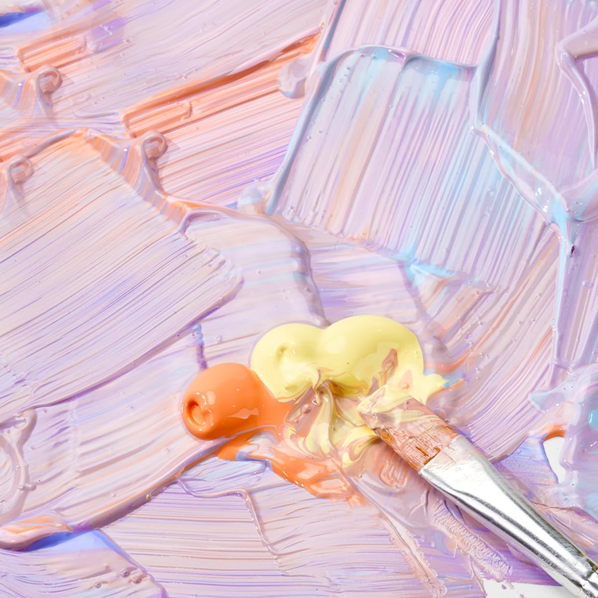 8 Tubes Acrylic Pastel Colors Set 22 ml - Art rangers