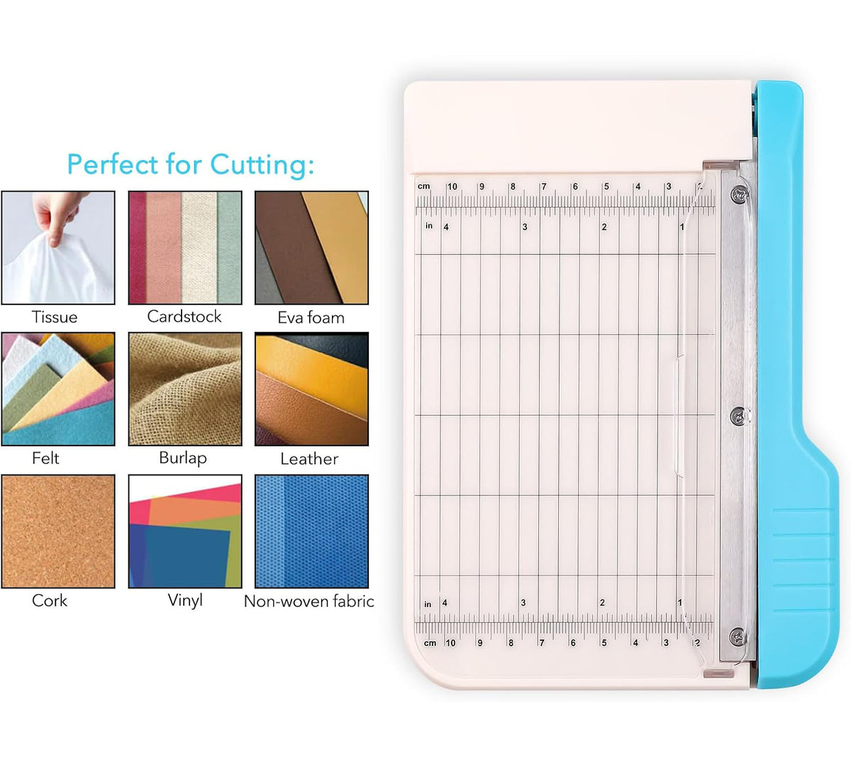 A6 Manual Paper Cutter Safe Sliding Knife Desktop Trimmer