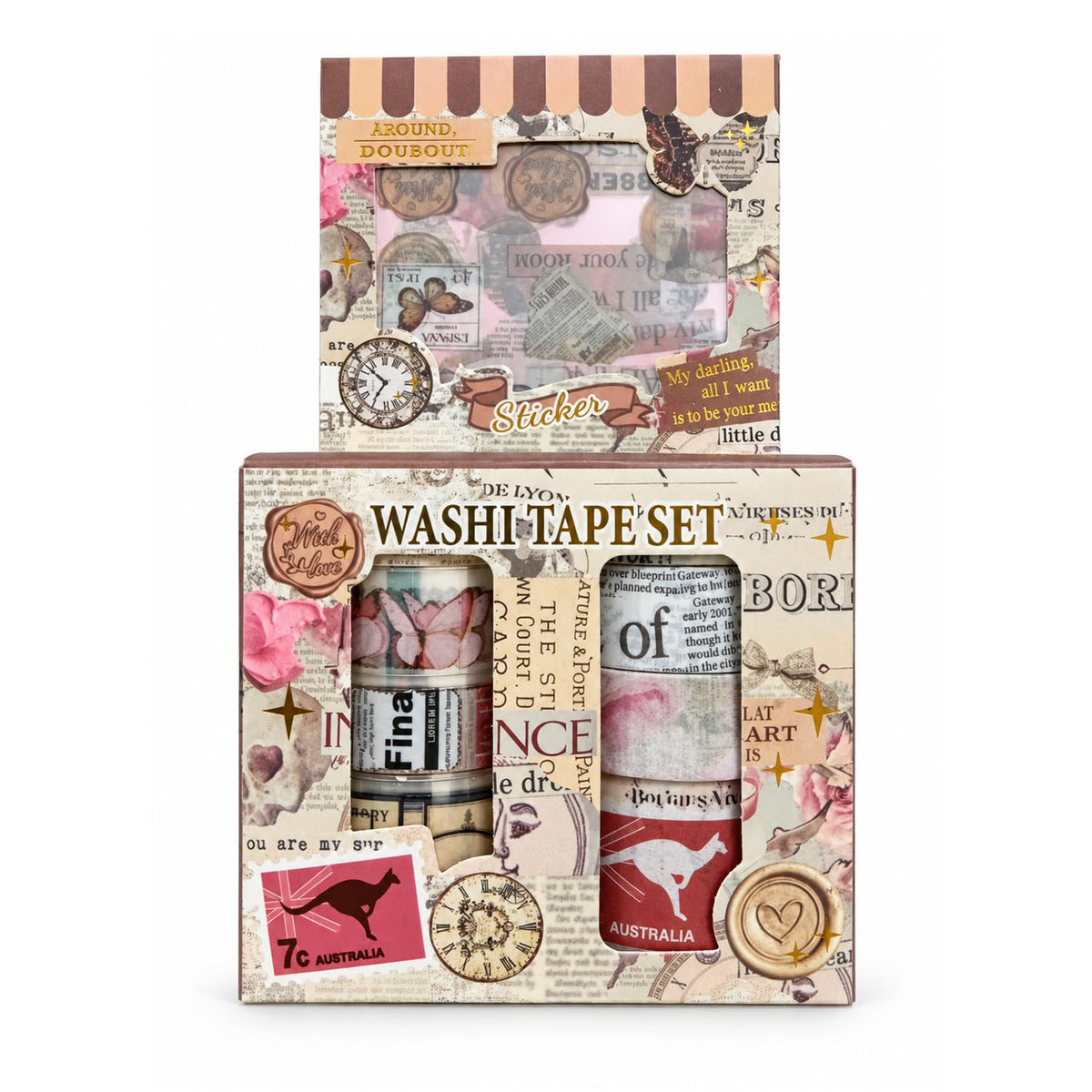 Vintage Washi Tape Set