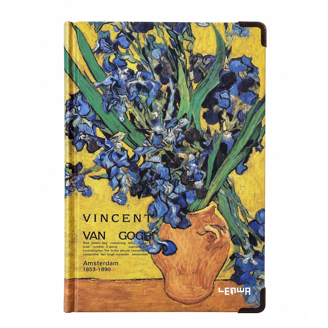 B5 Journaling Notebook Hard Cover - Cafe Terrace at Night