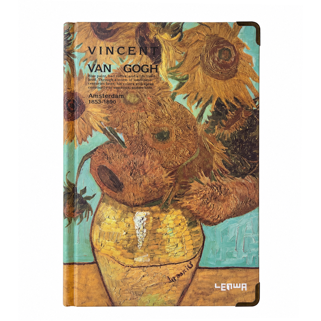 B5 Journaling Notebook Hard Cover - Sunflowers