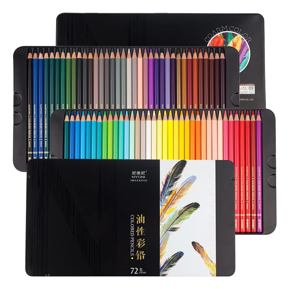 72 pcs Oil colored Pencils set - NYONI