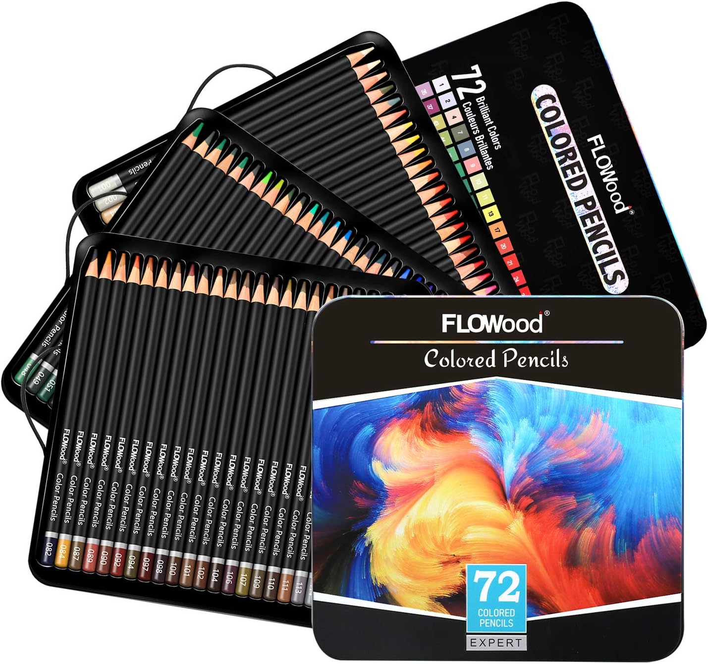 72 pcs Watercolor Pencils Set - FLOWood