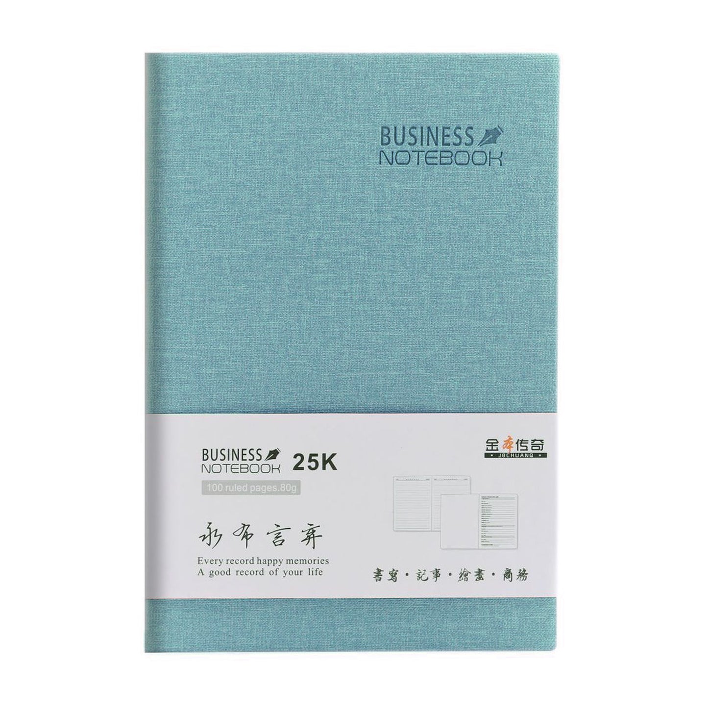 A5 Notebook fabric Cover - Turquoise