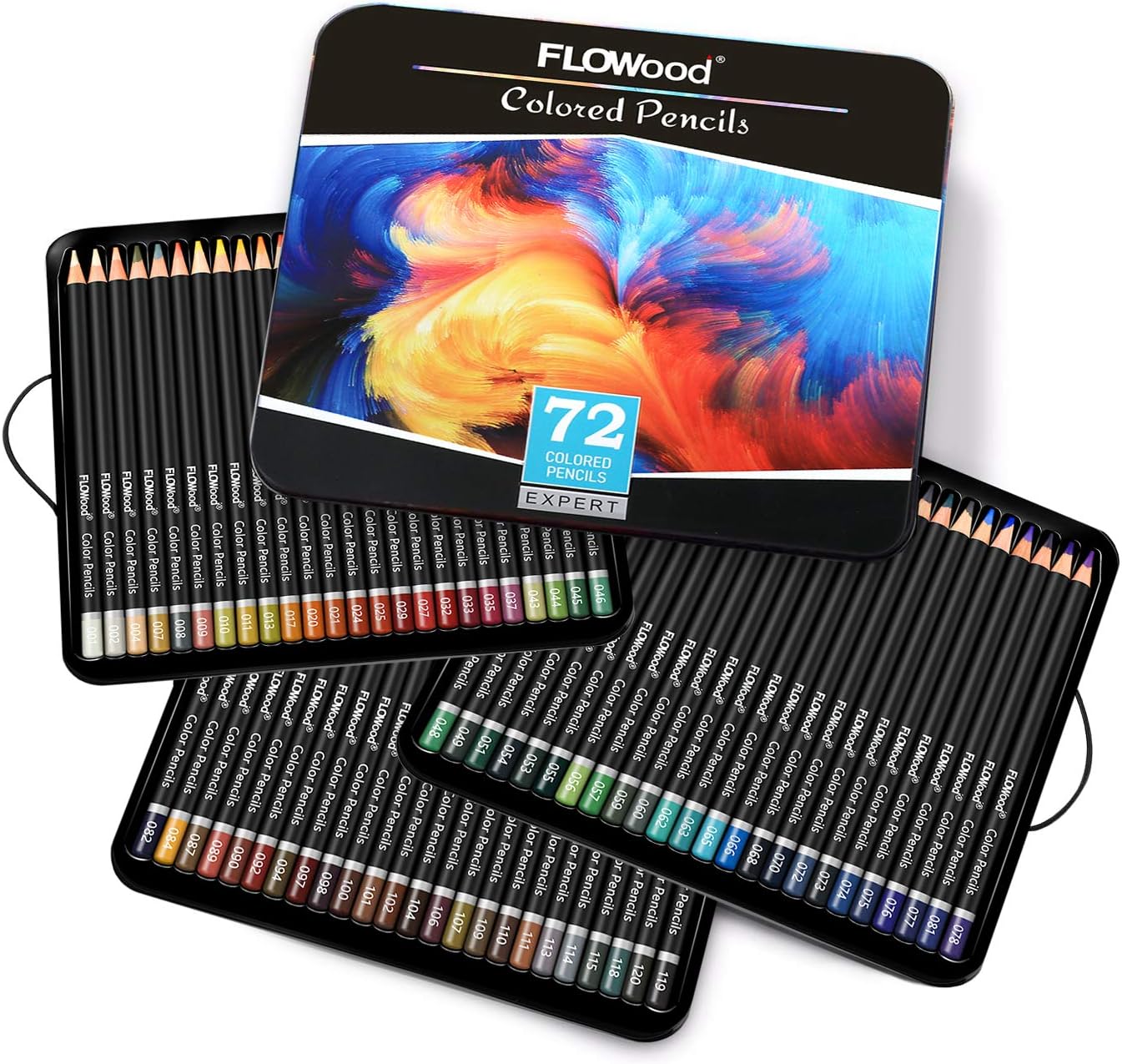 72 pcs Watercolor Pencils Set - FLOWood