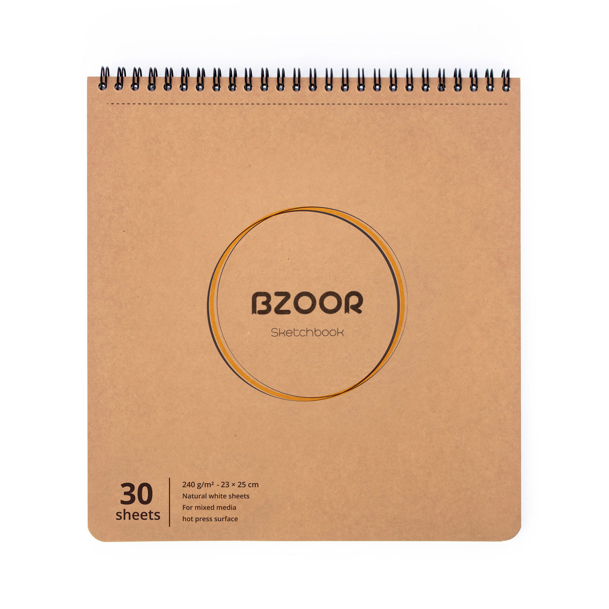 Mixed media square sketchbook BZOOR