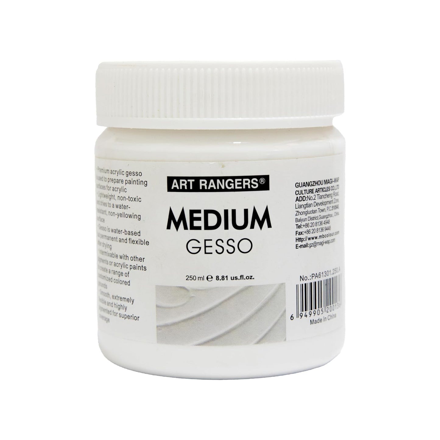 White Gesso 250 ml  - Art rangers