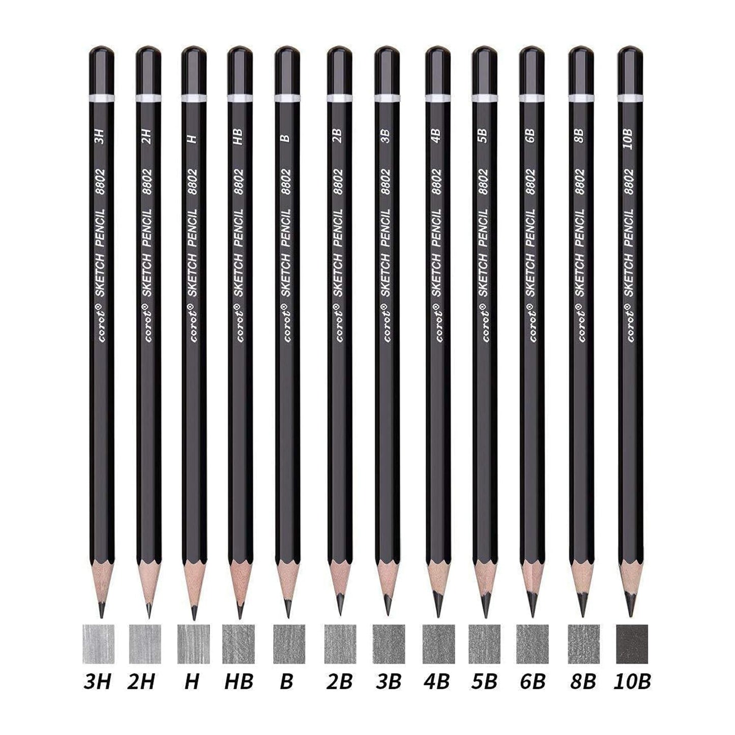 12 Pcs Drawing pencils Set - COROT
