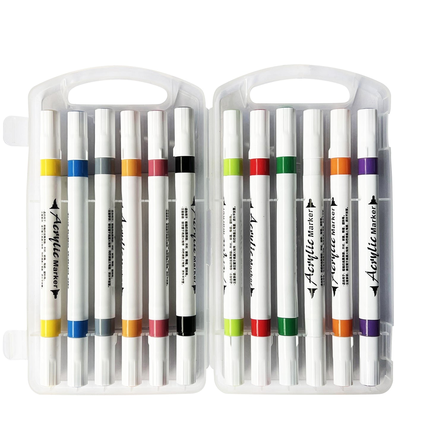 12pcs Acrylic Dual Tip