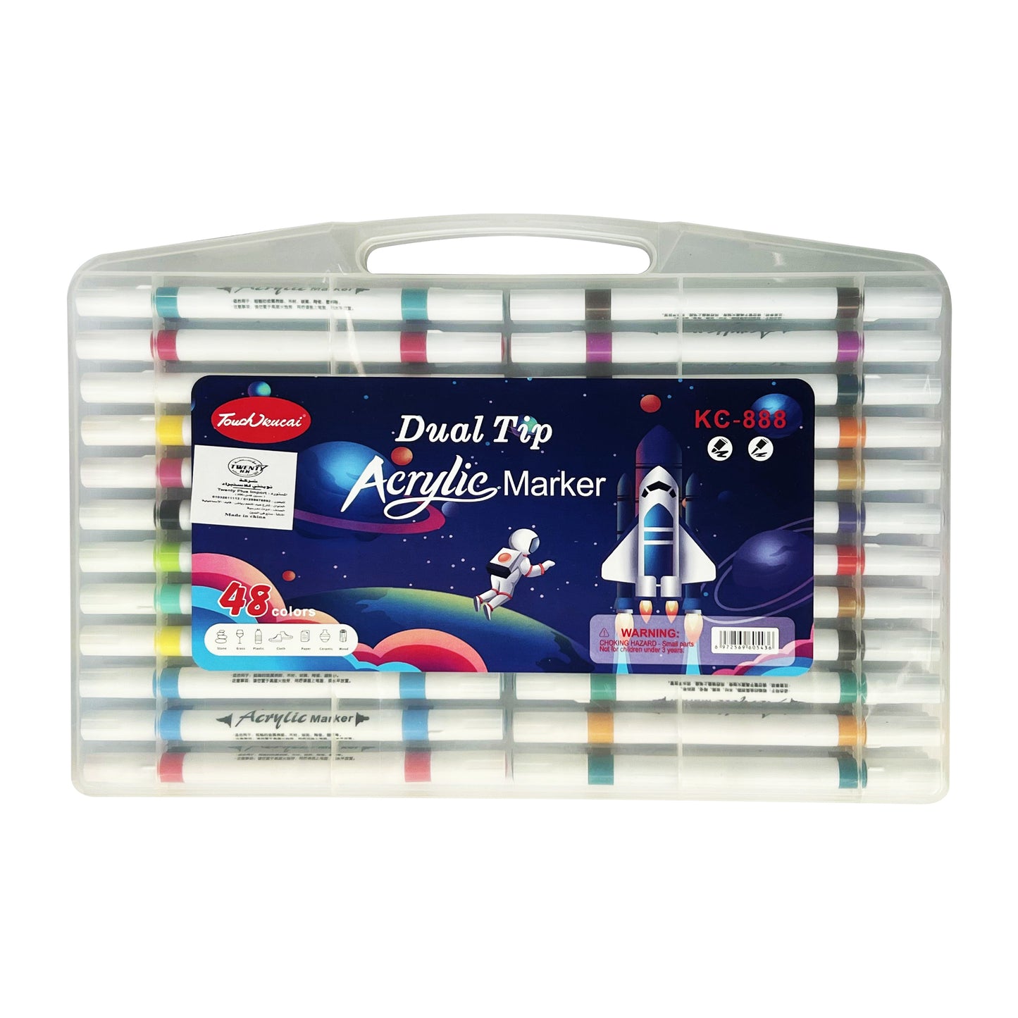 48pcs Acrylic Dual Tip