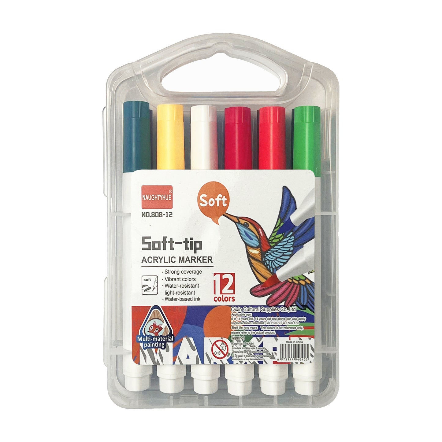 12pcs Acrylic brush pen