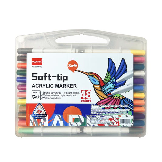 48pcs Acrylic brush pen