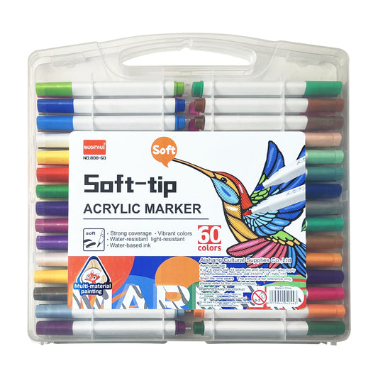 60pcs Acrylic brush pen