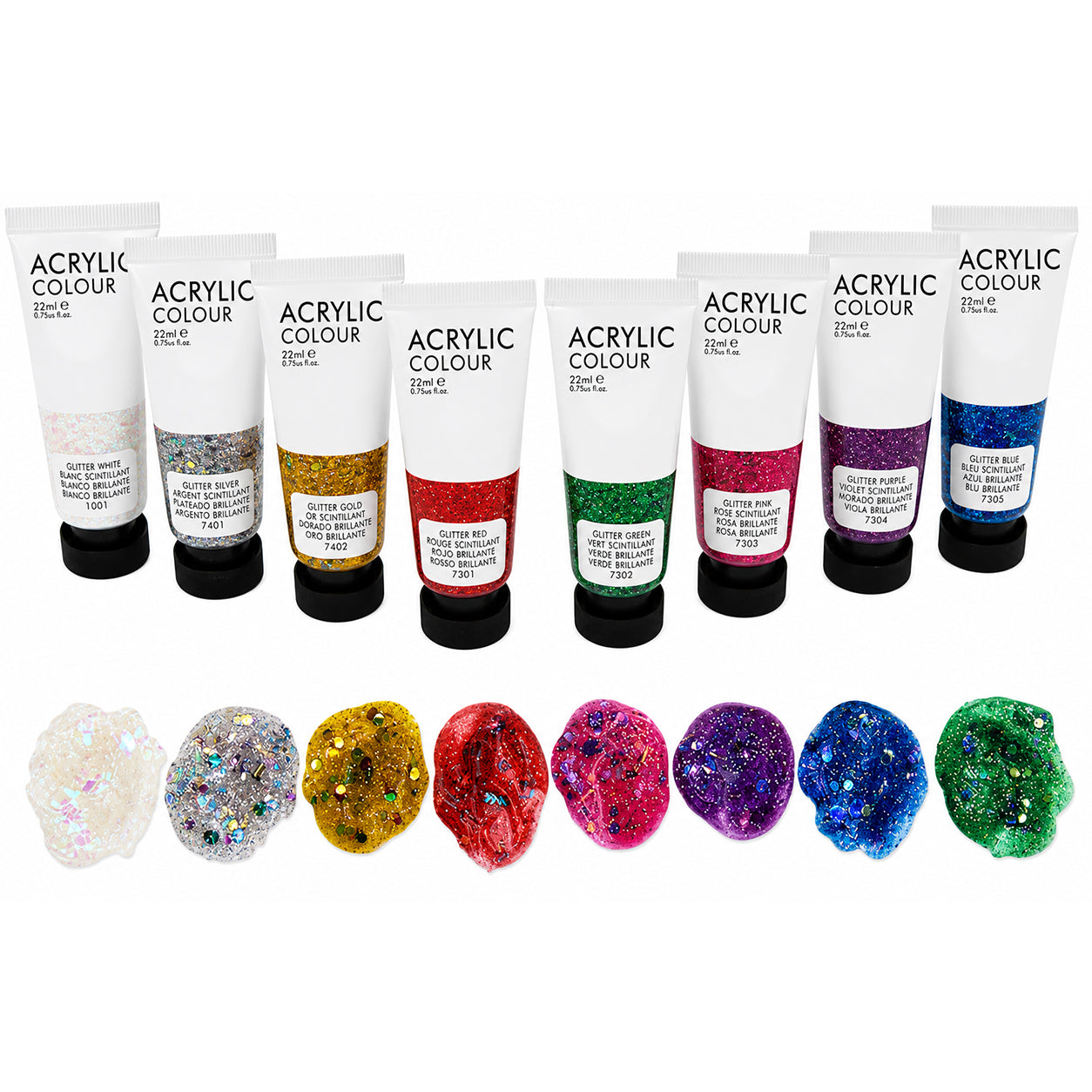 48 Tubes Acrylic Colors Set 22 ml - Art rangers