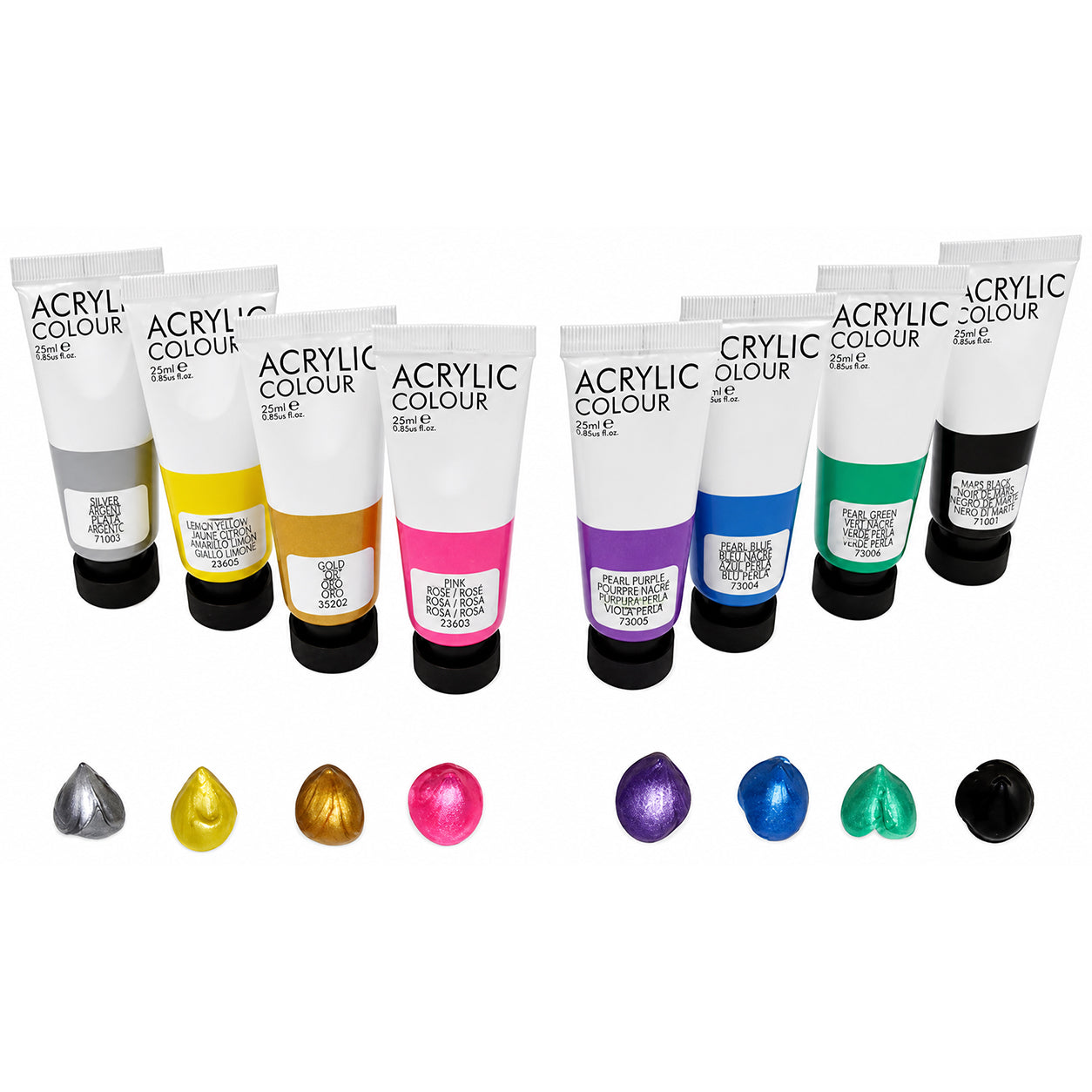 48 Tubes Acrylic Colors Set 22 ml - Art rangers