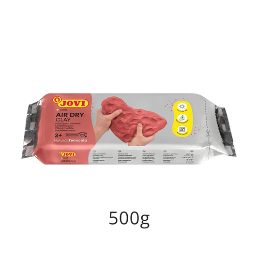 500g Air Dry Modelling Brown Clay - Jovi