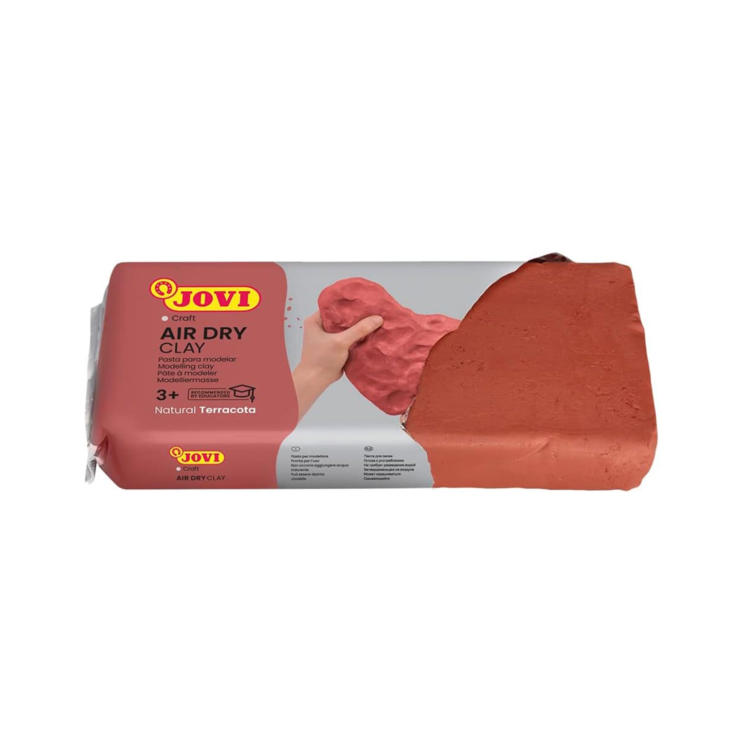 1000g Air Dry Modelling Brown Clay - Jovi