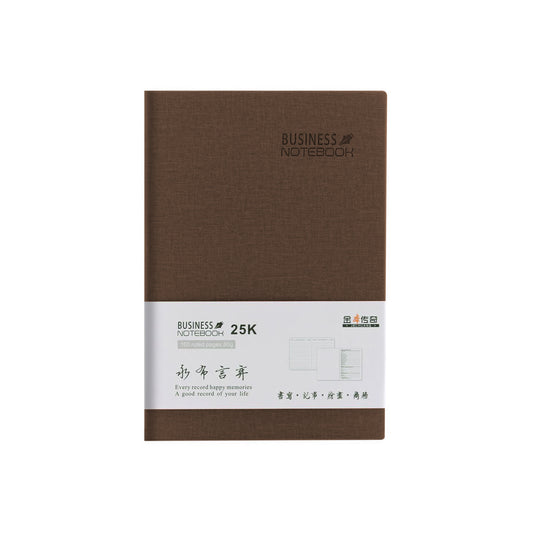 A6 Notebook fabric Cover - Brown