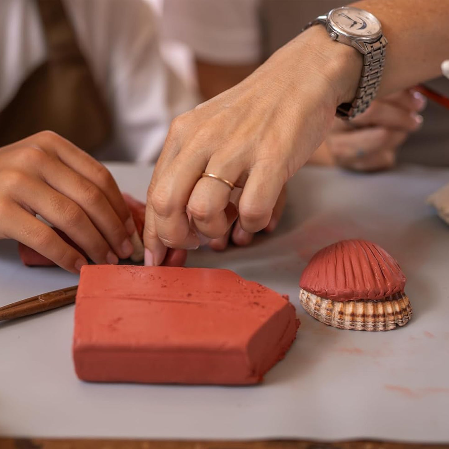 1000g Air Dry Modelling Brown Clay - Jovi