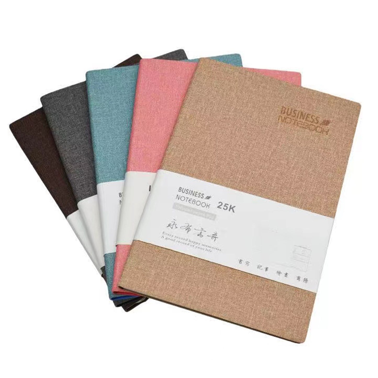 A6 Notebook fabric Cover - Brown