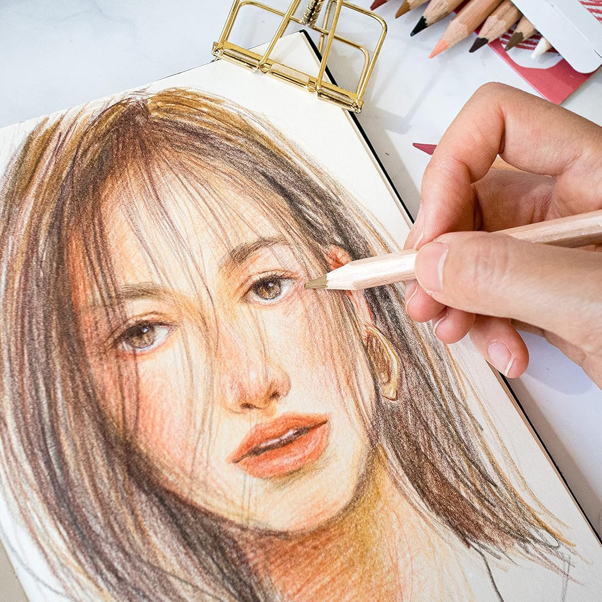 12pc Skin Colour Pencils - Mont Marte