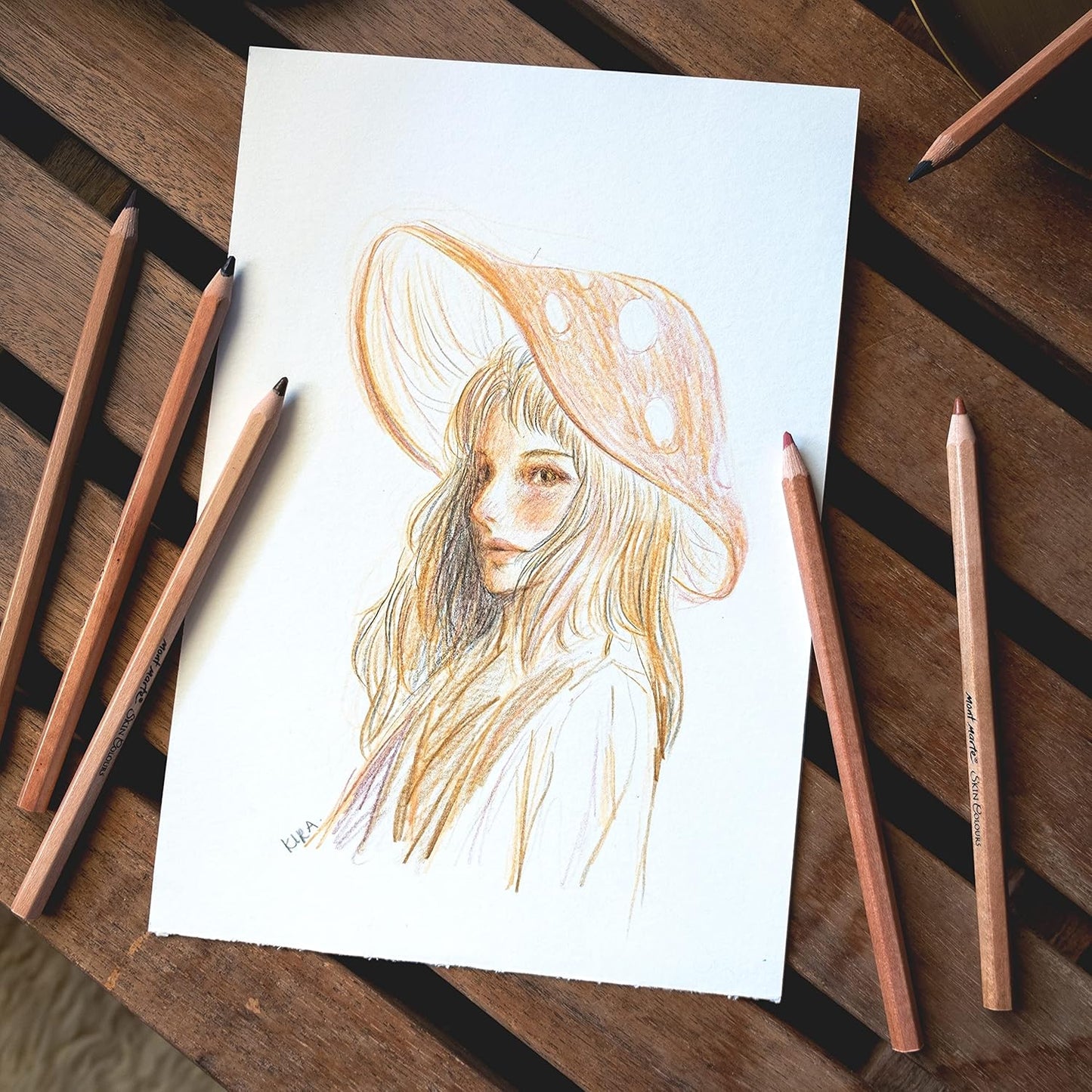 12pc Skin Colour Pencils - Mont Marte
