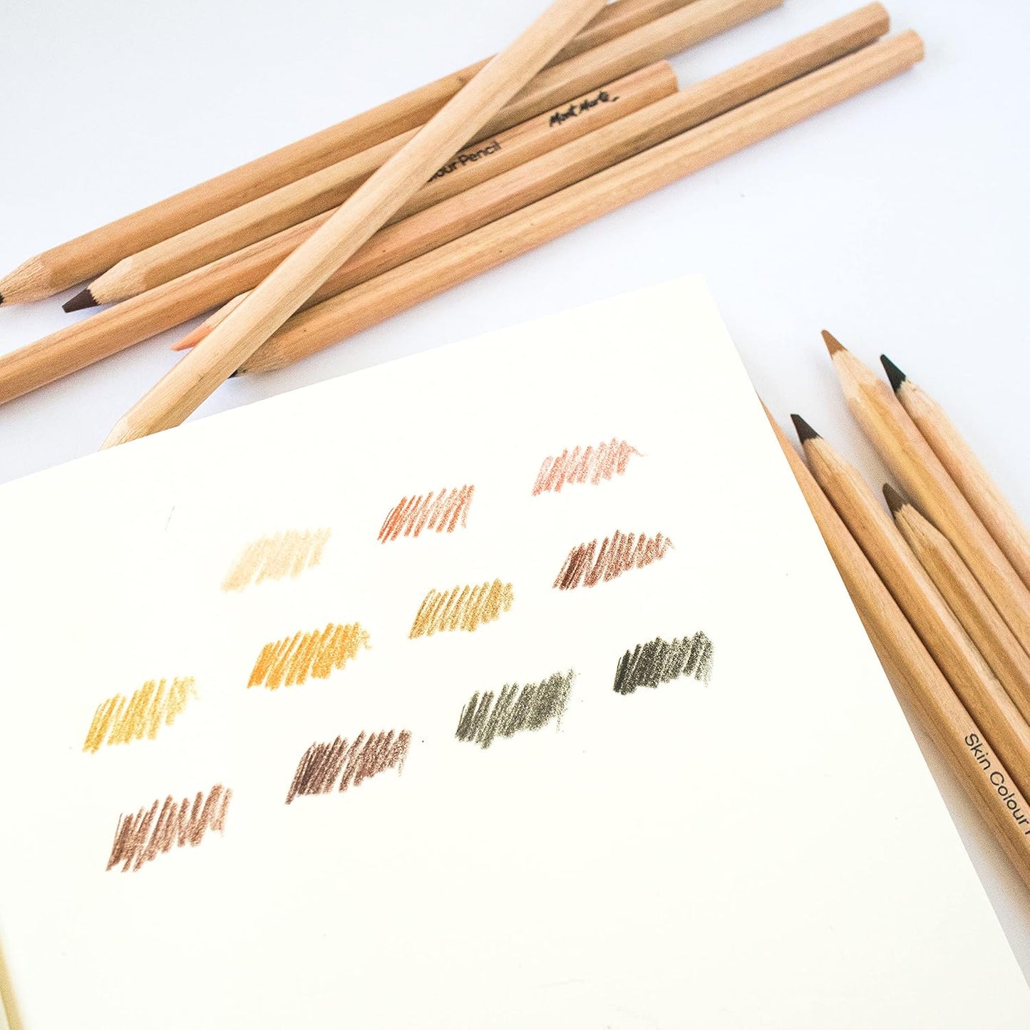 12pc Skin Colour Pencils - Mont Marte